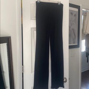 Black rayon pants